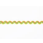 Hometextile façonnent la dentelle Rick Rack Trim de zigzag de polyester de 4 catégories
