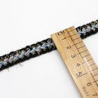 20KJ50 équilibre métallique de tresse de crochet du polyester 1cm