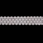 Équilibre de dentelle de broderie du polyester 40mm du cru KJ20059