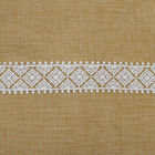équilibre brodé blanc de dentelle de polyester de 3.5cm pour le vêtement