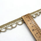 La perle a perlé les glands à chaînes de polyester avec l'équilibre de franges