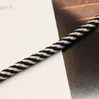 Le cordon adapté aux besoins du client de corde de polyester de 5mm a tressé la corde