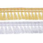 équilibre d'or métallique de frange de gland de coussin de rideau en 5cm