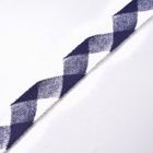 Équilibre décoratif 40mm de ruban de polyester de plaid du noir 20KJ63